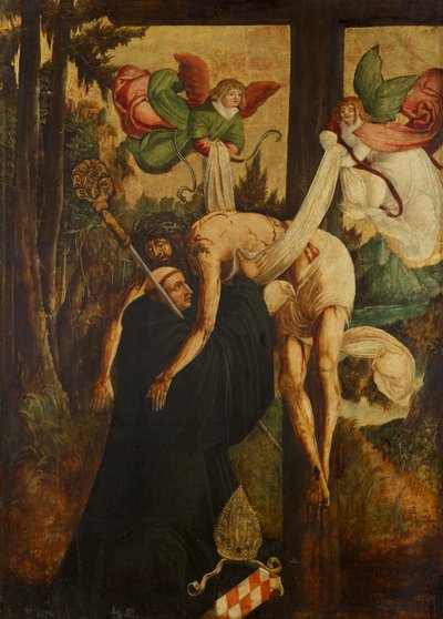 Vision des hl. Bernhard od Niederösterreichischer Maler (Umkreis Meister von Pulkau)
