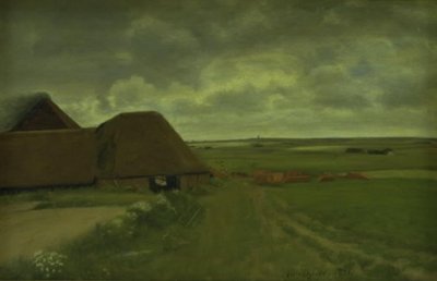 V cihelně v Západním Jutsku. Šedé počasí od Niels Jakob Jakobsen Bjerre