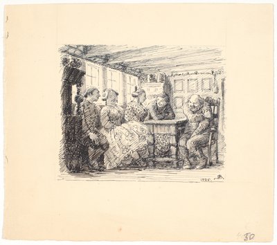 Malá bílá kočka od Niels Skovgaard