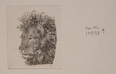 Lví hlava od Niels Skovgaard