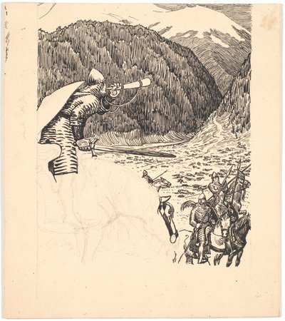 Roland zatroubí od Niels Skovgaard