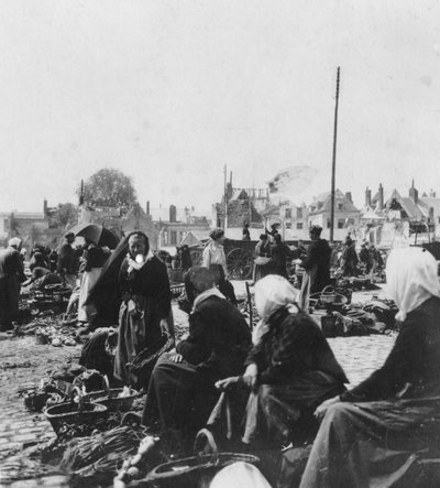 Trhovky, Arras, Francie, první světová válka, c1914-c1918 od Nightingale and Co