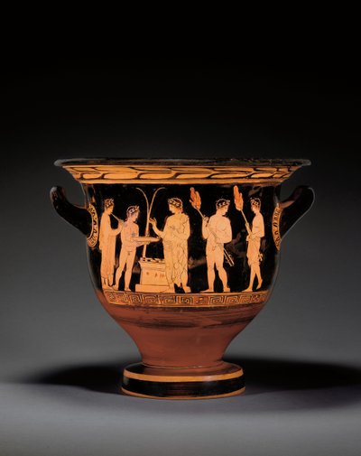 Podkrovní červenofigurový zvon-krater, cca 420-400 př. Kr od Nikias Painter