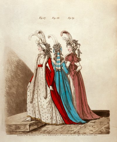 Odpolední šaty, 1795 od Niklaus von Heideloff