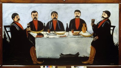 Svátek pěti knížat. od Niko Pirosmani
