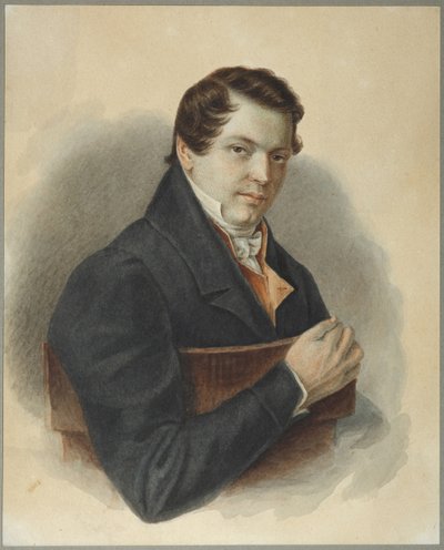 Portrét děkabristy Michaila Naryškina 1798-1863, 1832 od Nikolai Alexandrovich Bestuzhev