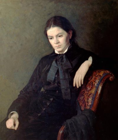 Portrét neznámé dámy od Nikolai Alexandrovich Yaroshenko