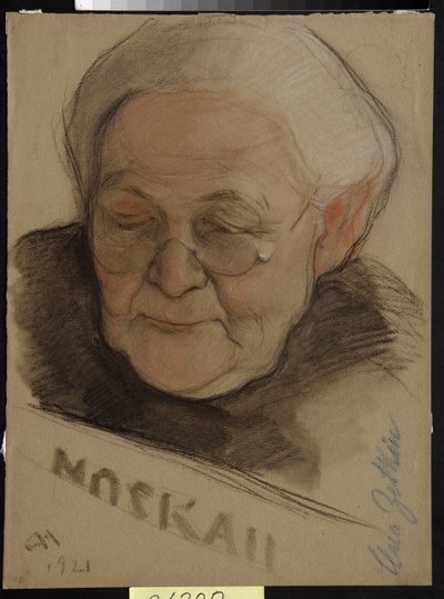 Portrét Clary Zetkinové (rozená Eisneer od Nikolai Andreevich Andreev