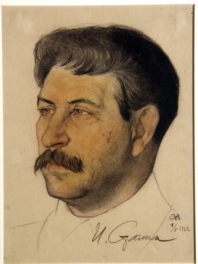 Portrét Josifa Stalina od Nikolai Andreevich Andreev