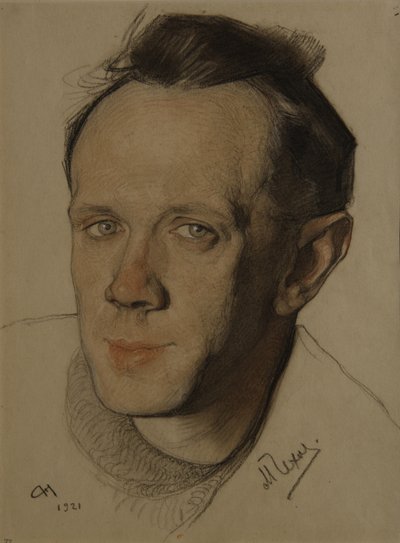 Portrét Michaila Alexandroviče Čechova 1891-1955, 1921 od Nikolai Andreevich Andreev