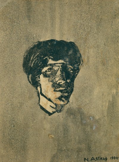 Malý autoportrét od Nikolai Astrup