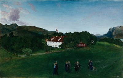 Panství Svanøe, kolem roku 1904 od Nikolai Astrup