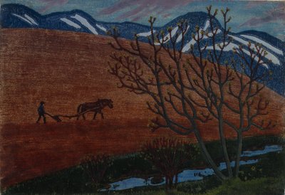 Oráč (olej na plátně) od Nikolai Astrup