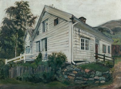 Fara v deštivém počasí od Nikolai Astrup