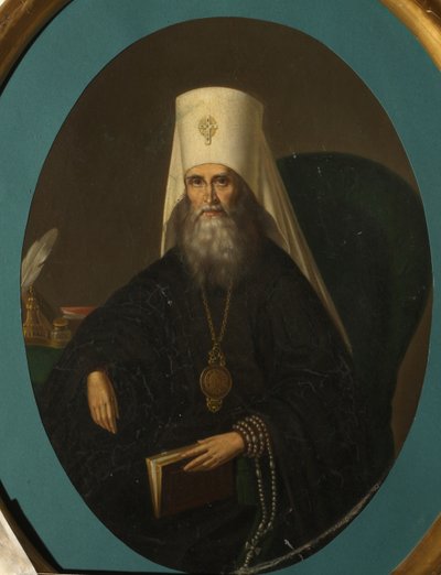 Portrét moskevského metropolitního filaretu 1782-1867, 60. léta 19. století od Nikolai Danilovich Sprevitch