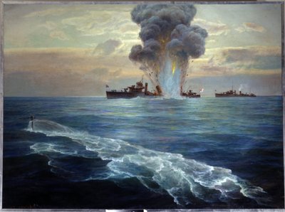 Ruská občanská válka: Britský torpédoborec Victoria torpédován bolševickou ponorkou Pantera u ostrova Seskar (Finský záliv), 1. září 1919 (britský torpédoborec Vittoria torpédován bolševickou ponorkou Pantera u I. od Nikolai Evlampievich Bublikov
