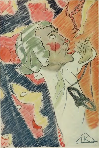 Portrét Nikolaje Evreinova 1879-1953 od Nikolai Ivanovich Kulbin