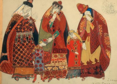 Borodin, princ Igor / Figurky Roerich od Nikolai Konstantinowitsch Roerich