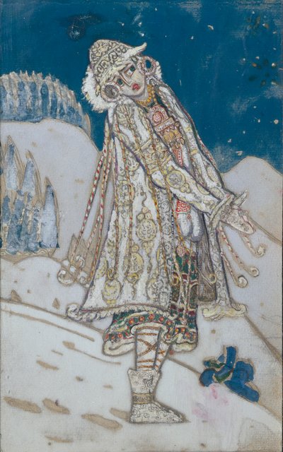 Kostýmní návrh divadelní hry Sněhurka od A. Ostrovského, 1912 od Nikolai Konstantinowitsch Roerich