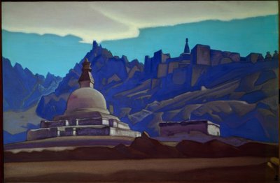 Grabbauten. Ladakh od Nikolai Konstantinowitsch Roerich