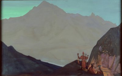 N.K.Roerich, Chenrezig, Západní Tibet od Nikolai Konstantinowitsch Roerich