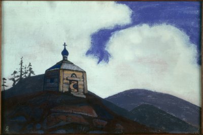 N.K.Roerich, Kaple svatého Sergia Radoněžského od Nikolai Konstantinowitsch Roerich
