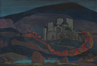 The Doomed City, 1914 od Nikolai Konstantinowitsch Roerich