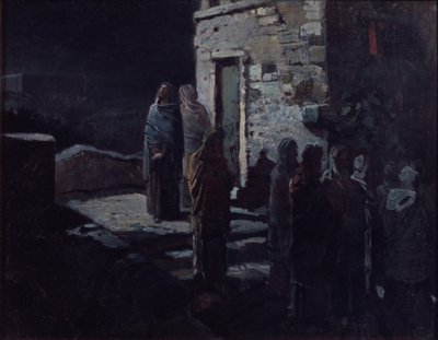 Kristus po Poslední večeři v Getsemanech, 1888 od Nikolai Nikolayevich Ge