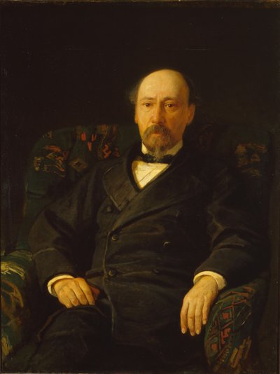 Portrét básníka Nikolaje Nekrasova 1821-1877, 1872 od Nikolai Nikolayevich Ge