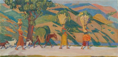 Sabine Hills, 1909-1912 od Nikolai Pavlovich Ulyanov