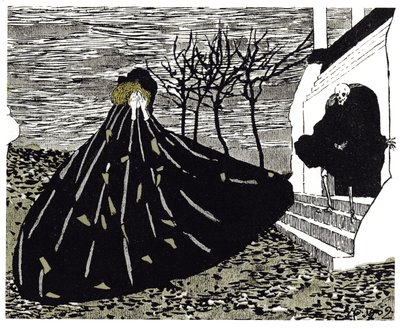 Podzimní ilustrace pro časopis Mir Iskusstva, 1902 od Nikolai Petrovich Feofilaktov