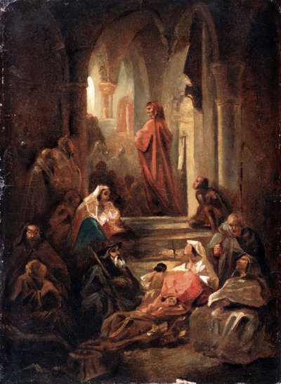 Scéna ze života Dante Alighieriho (1265-1321) (Scene From the Dante Alighieri