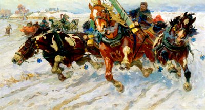 "Trojka", 1917. od Nikolai Samokish