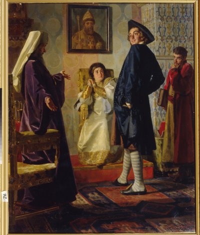 Petr I. (známý jako Velký od Nikolai Vasilievich Nevrev
