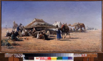 Le Caire (Egypte) (Cairo). Scene de campement d