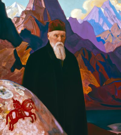 Reprodukce portrétu Nikolaje Roericha od Nikolai Konstantinowitsch Roerich