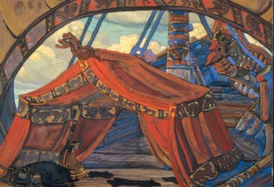 Wagner, Tristan / Roerichovo jeviště od Nikolai Konstantinowitsch Roerich