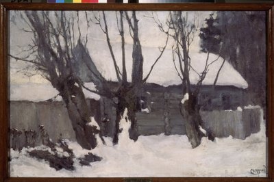 Zima. Peinture de Nikolay Nikolevich Sapunov (Sapunov) (1880-1912), huile sir toile od Nikolaj Nikolaevic Sapunov