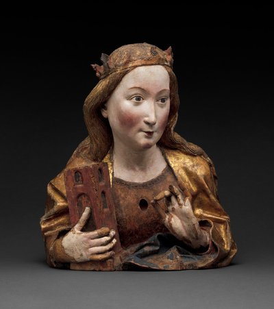 Busta relikviáře svaté Barbory, kolem roku 1465 od Nikolaus Gerhaert von Leyden