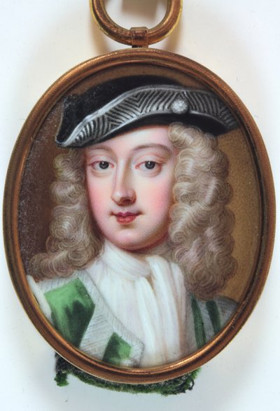 Lady Henrietta Cavendish Holles Harley (smalt na zlatě) od Noah or Seeman Abraham (fl.1751) (attr.to) Seaman