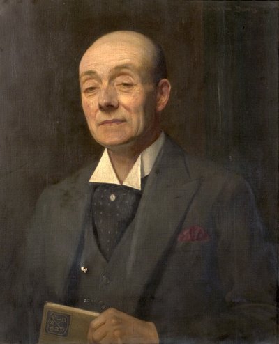 Edward P. Day, mistr veřejné základní školy v Binghamu (olej na plátně) od Noel Denholm Davis