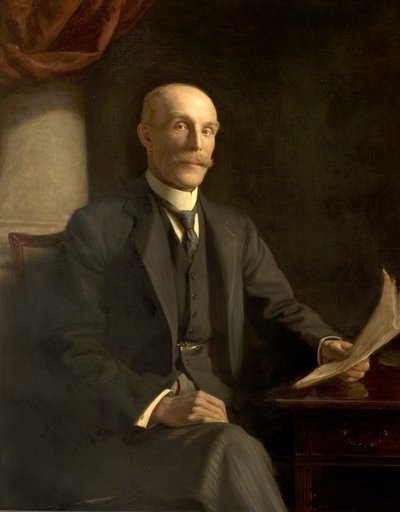 Sir John T. McCraith, JP (olej na plátně) od Noel Denholm Davis