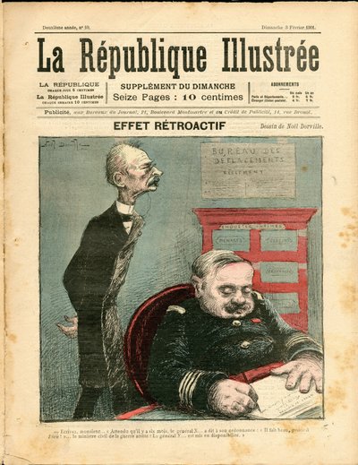 Obálka "" Republique illustree"" od Noel Dorville