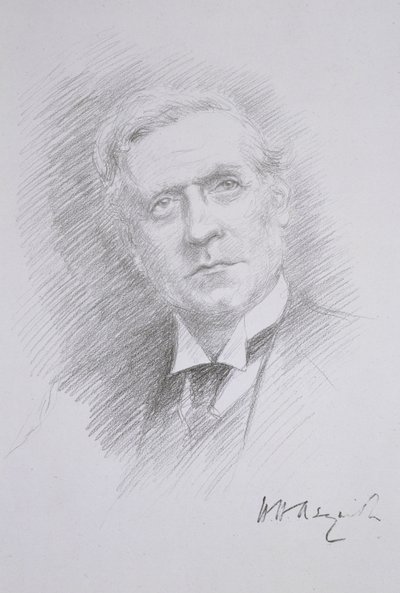 Portrét Herberta Henryho Asquitha (1881-1947), z alba na Entente Cordiale, 1909 od Noel Dorville