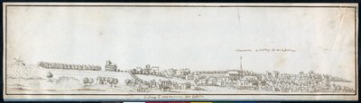 Charonne, c.1677 (pero a inkoust s mytím na papíře) od Noel Gasselin
