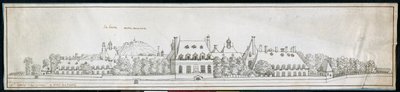 Nemocnice sv. Ludvíka, asi 1677 (pero a tuš na papíře) od Noel Gasselin