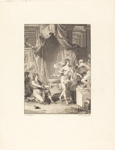 Pygmalion od Noël Le Mire after Jean Michel Moreau