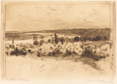 Seina v Quillebeuf od Norbert Goeneutte