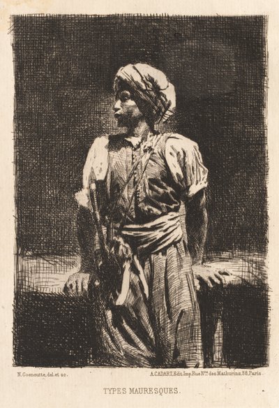 Maurské typy, 1875. od Norbert Goeneutte
