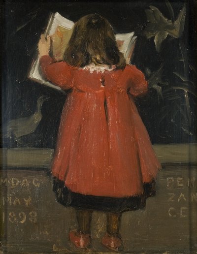Portrét umělcovy dcery, Alethea Garstin od Norman Garstin
